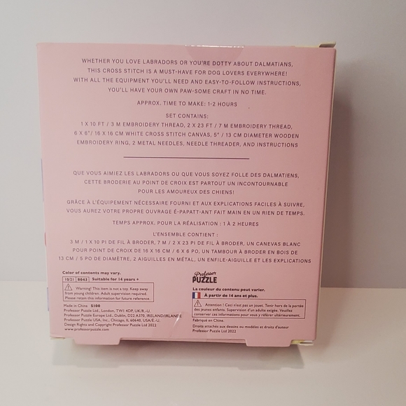 Love your dog Cross Stitch NWT - Picture 2 of 4